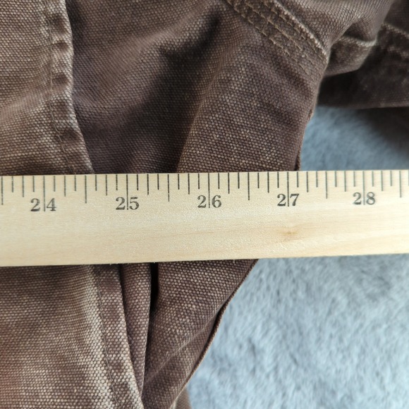 Vintage Y2K Carhartt Jacket XL Brown C61 Sandstone Sherpa Lined Coat Sunfade - Picture 13 of 16